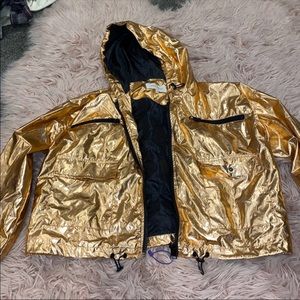 Rose gold windbreaker
